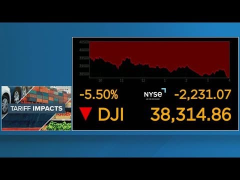 S&P 500 plunges 6% to close its worst week since 2020 after China retaliates against Trump's tariffs