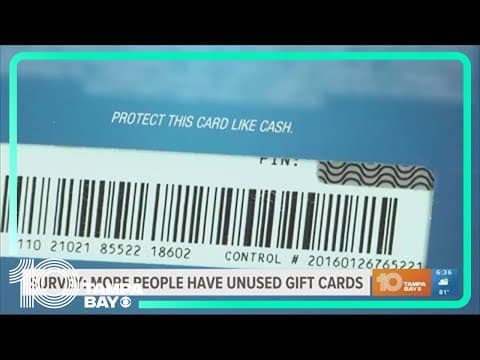 Expert: The average American has $187 in unused gift cards