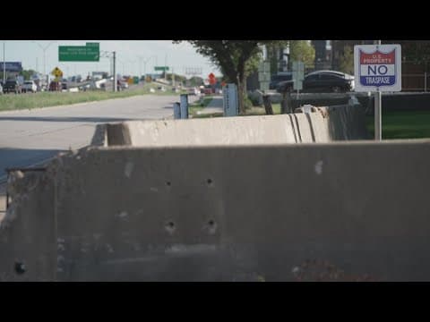 New security measures installed outside Dallas ICE facility