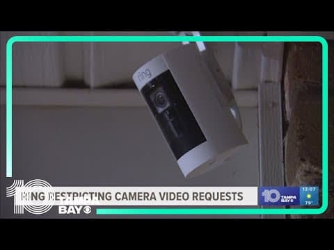 Home smart cam company Ring restricting camera video requests