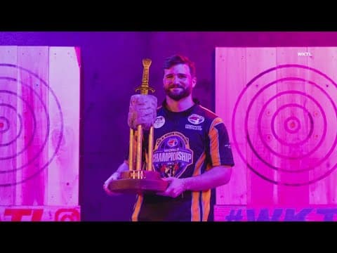 Westerville man named world champion in knife throwing