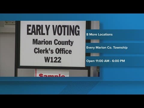 More early voting locations open