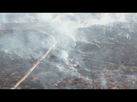 NOFD's 3-week fight continues in challenging battle against New Orleans East marsh fire