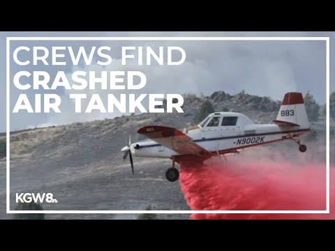 Crews find wreckage of missing plane fighting fire in eastern Oregon, recover pilot's body