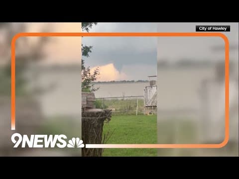 Tornado destroys home in Hawley, Texas