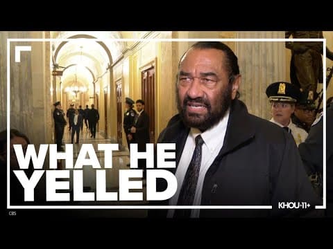 Rep. Green said he wants Medicaid protected as he heckled Pres. Trump