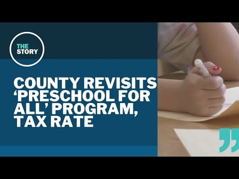 Multnomah County commissioners consider changes to Preschool for All tax