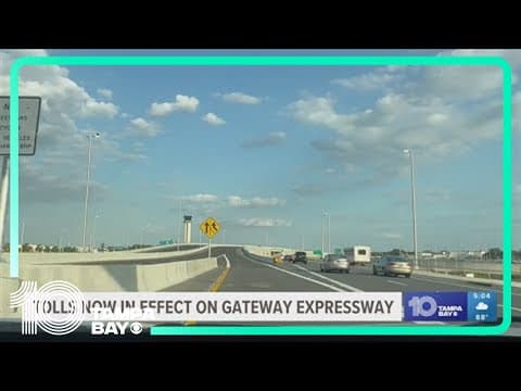 Gateway Expressway tolls now in effect