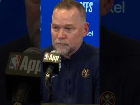 Nuggets coach Michael Malone speaks after Game 7 elimination from NBA playoffs