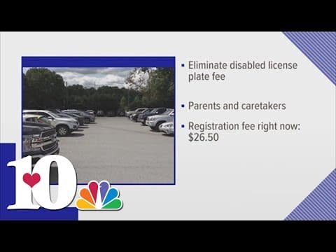 New bill would allow parents, caretakers of people with disabilities to have free license plate
