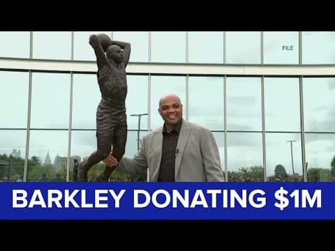 Charles Barkley promises $1 million donation to New Orleans school
