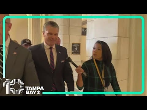 Hegseth says he's not backing down amid reports Trump is considering replacing him with DeSantis