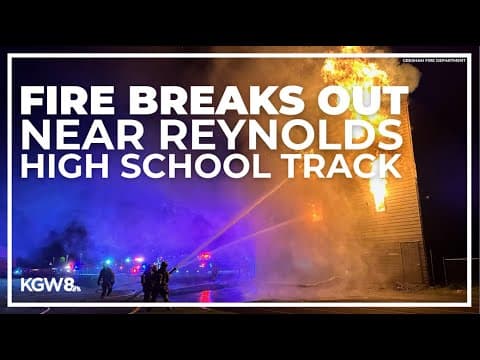 Fire damages building on Reynolds High School grounds