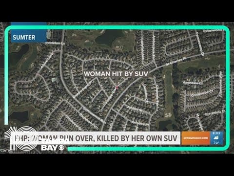 FHP: 62-year-old woman run over, killed by her own SUV