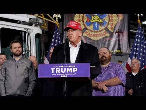 Trump: East Palestine train derailment response a 'betrayal'