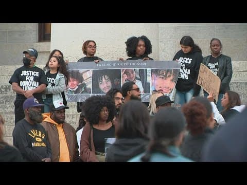Family, friends hold vigil for Donovan Lewis