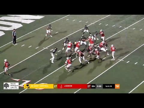 East Central Hornets vs. Judson Rockets highlights | Sept. 26, 2025