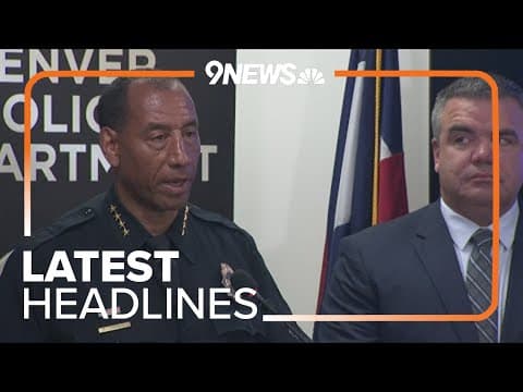Latest Headlines | Denver Police Department provides update on Montbello officer shooting