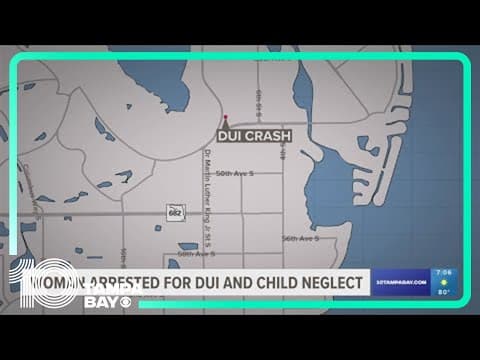 Child ejected from car after DUI crash in St. Petersburg
