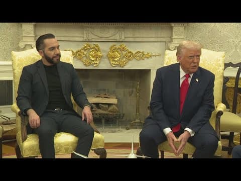 Trump meets with the President of El Salvador