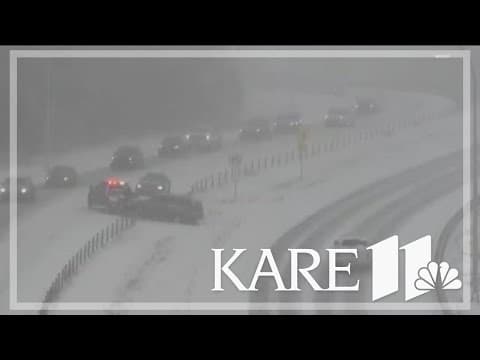 Minnesota driving conditions: Drivers crash, spin out on snowy roads
