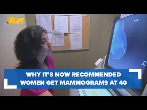 Why it's now recommended women may start getting mammograms at age 40: HealthLink