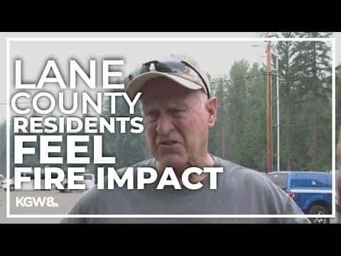 Lookout Fire in Lane County leaves air thick with smoke, Air Quality Advisory in effect