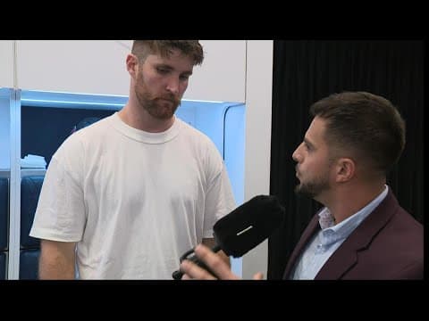 Dalton Schultz talks to KHOU 11's Luis Ortiz on the Texans offense Sunday night