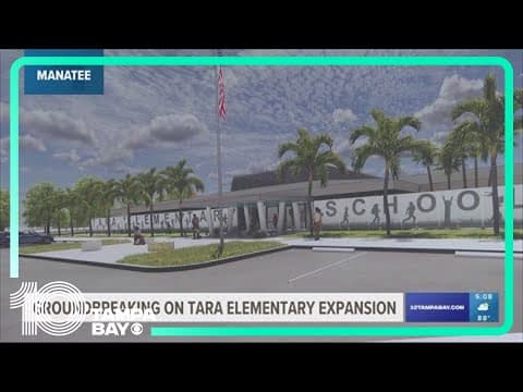 $35M expansion coming to Tara Elementary school in Manatee County