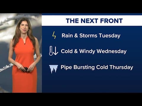 Weather Impact | KHOU 11+ forecast: Storms possible, then freezing temps this week