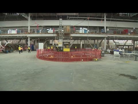 First look at construction on brand new international terminal at Bush Airport