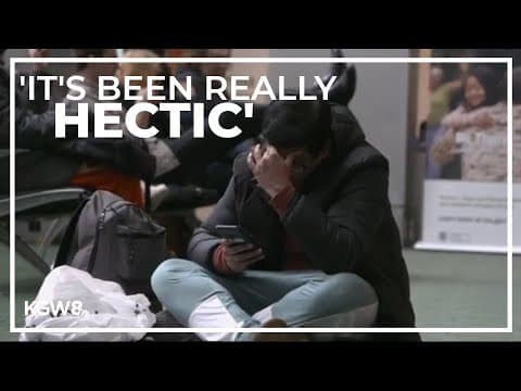 Ice storm prompts hundreds of flight cancellations at PDX