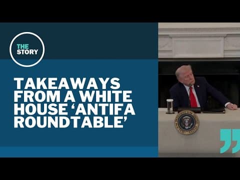 Trump says he probably dines with people who fund antifa, Portland's 'paid anarchists'