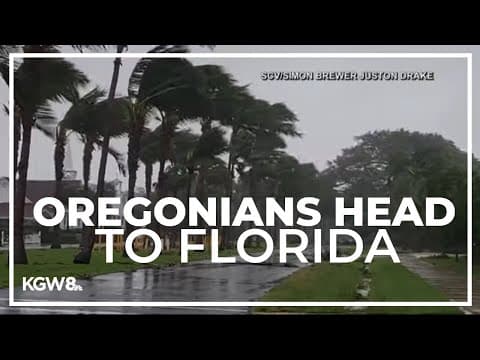 Oregon Red Cross volunteers head to Florida to assist people impacted by hurricane Ian