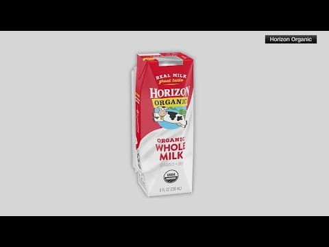 Check your fridge; FDA recalls Horizon organic whole milk