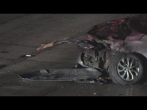 Driver charged after deadly fiery crash on Katy Freeway, police say | I-10 eastbound shutdown
