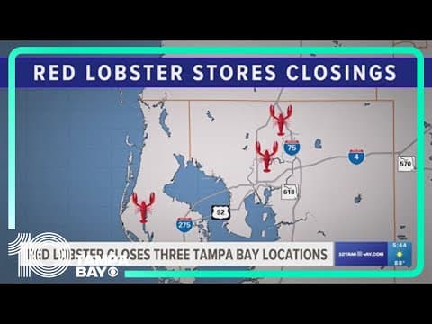 Red Lobster closes 3 Tampa Bay locations after 'endless shrimp' losses