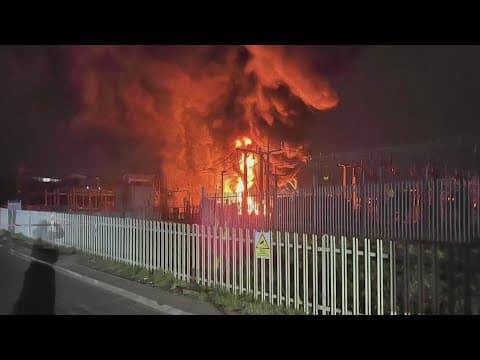 Heathrow Airport to close Friday after fire knocks out power to part of London