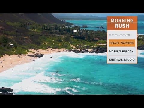 US officials issue travel advisory for Mexico