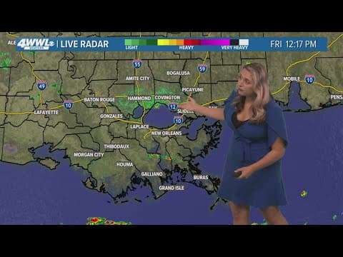 Scattered storms Friday, beautiful weekend weather