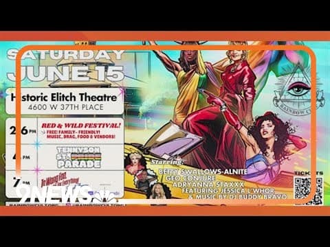 Rainbow Cult Pride event this weekend at Historic Elitch Theatre