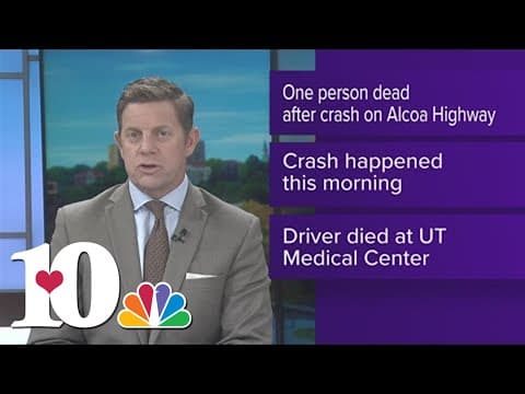 One person dead after 3-vehicle crash on Alcoa Highway