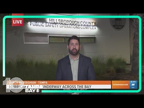 Hurricane prep underway across Tampa Bay