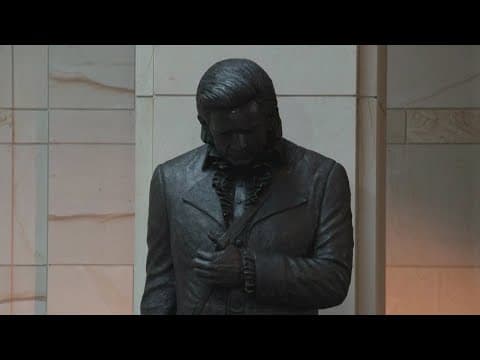 Music legend Johnny Cash honored with statue at the US Capitol