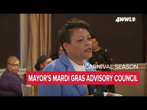 Watch Live: Mayor's Mardi Gras Advisory Council at Basin St. Station