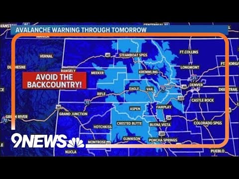Avalanche warning through Thursday as warmer temps mix in with more snowfall