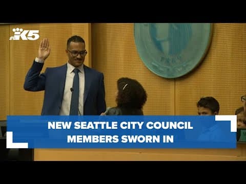 New Seattle City Council members sworn in