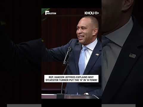 Honoring Sylvester Turner: Rep. Hakeem Jeffries explains how Turner put the 'H' in "H-Town"