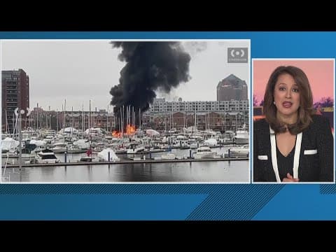 Multiple boats destroyed in fire