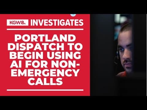 Portland to use artificial intelligence to answer all non-emergency calls